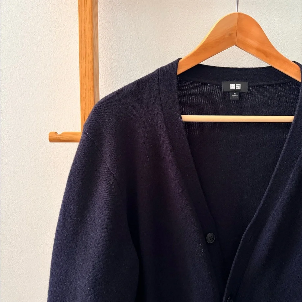 Men's Uniqlo‎ Navy Cardigan Sweater